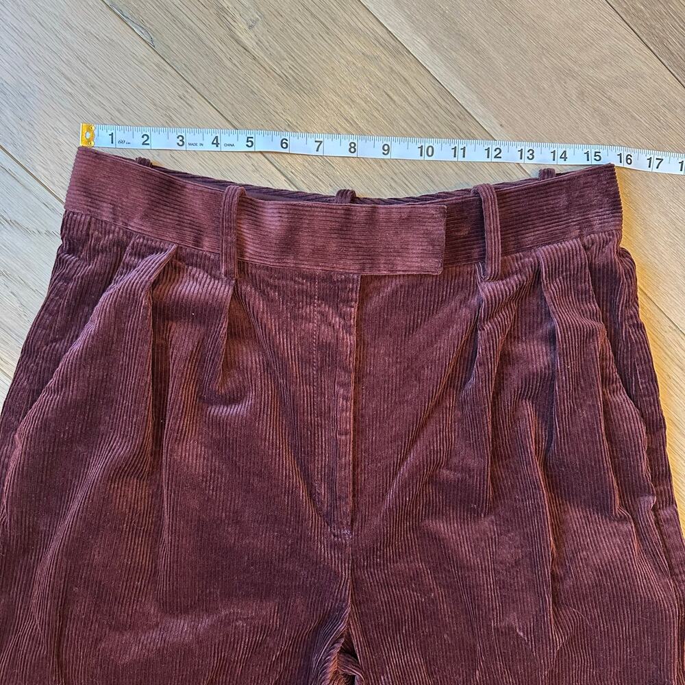 Banana Republic Rivoli Relaxed Corduroy Wide Leg Dress Pants Women's Size 10 - Picture 3 of 10
